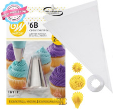 Nastavak Za Šlag Veliki - 6B + 2 Kese Za Šlag (SET Wilton)